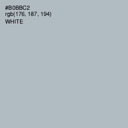 #B0BBC2 - French Gray Color Image